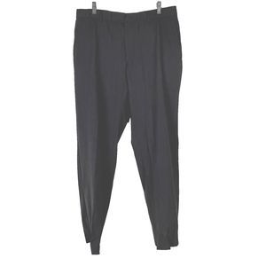Hugo Boss‎ Mens Gray Flat Front James Brown Dress Pants Size 36 Reg